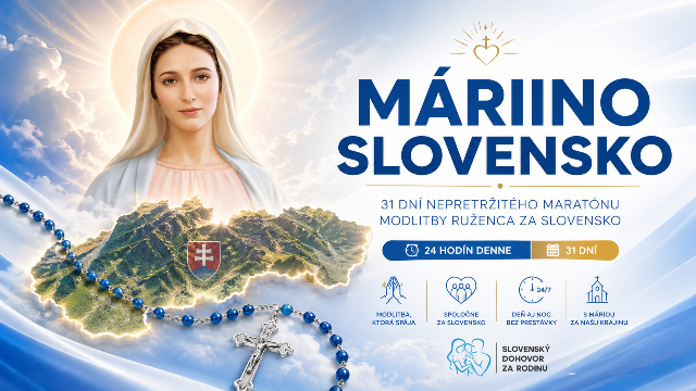 Máriino Slovensko - 31 dňový maratón modlitby ruženca za Slovensko