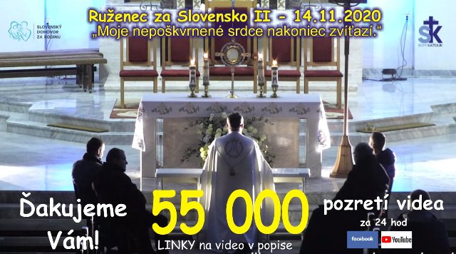 Ruženec za Slovensko II - „Moje nepoškvrnené srdce nakoniec zvíťazí.“