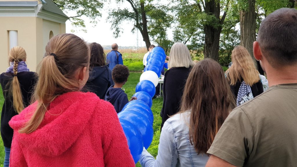 Balónový ruženec pre deti