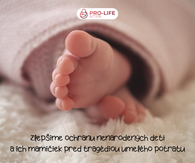 NEBUDEME MLČAŤ! Vyhlásenie pro - life organizácií k hlasovaniu o potratoch