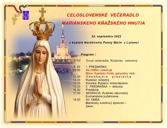 POZVÁNKA NA CELOSLOVENSKÉ VEČERADLO MKH