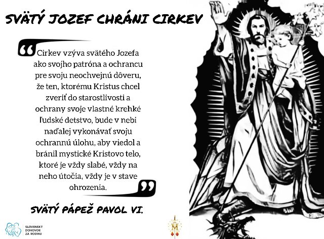 SVÄTÝ JOZEF CHRÁNI CIRKEV