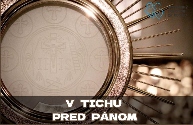 V TICHU PRED PÁNOM