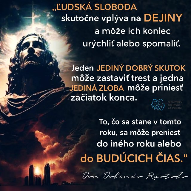 Don Dolindo Ruotolo o tom, ako je to s "blížiacim sa" koncom čias