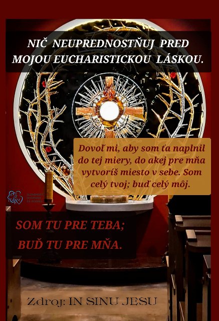SOM TU PRE TEBA - BUĎ TU PRE MŇA