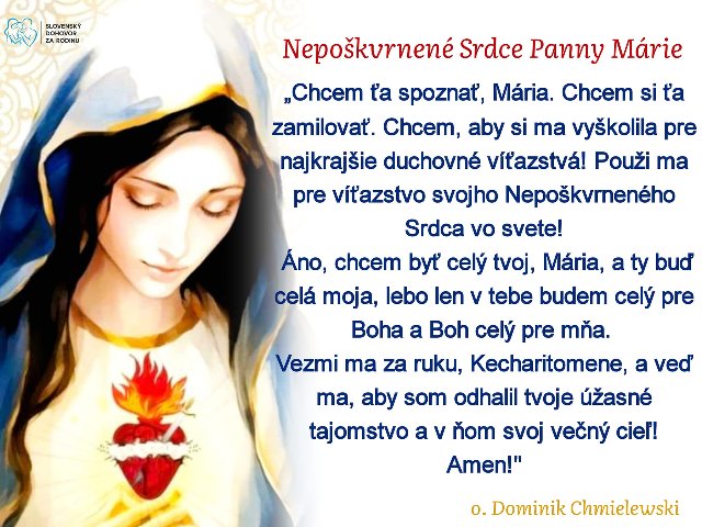NA PRAHU KONCA DEJÍN alebo OBJAVENIE NEPOŠKVRNENÉHO SRDCA MÁRIE