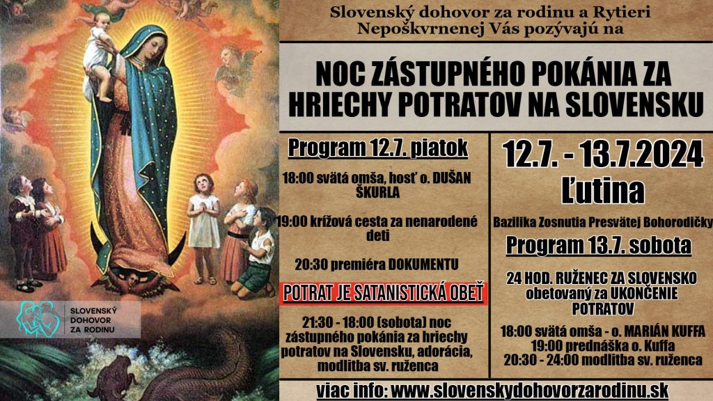 noc pokania potraty sdzr
