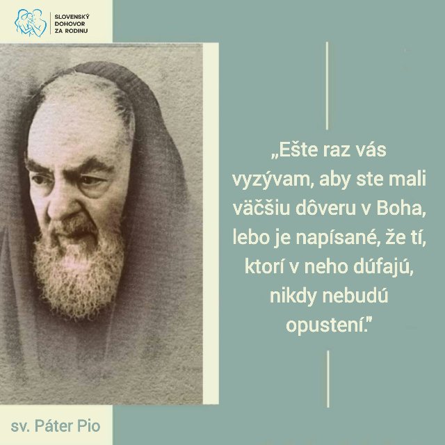 Ticho a dôvera v Boha