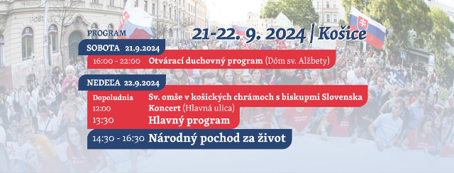 Mariánska procesia a modlitba sv. ruženca na Národnom pochode za život - budeme vysielať NAŽIVO!
