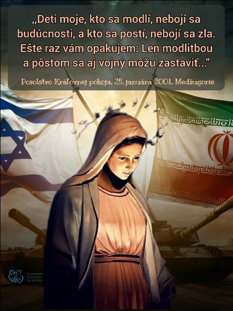 POKOJ, POKOJ, POKOJ, NECH ZAVLÁDNE...